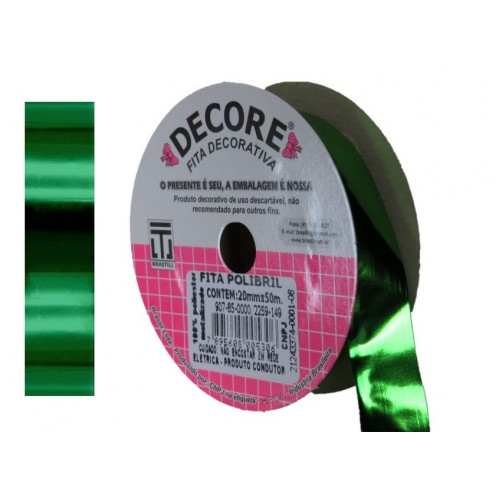 Fita metaloide Verde 20mm X 50m 